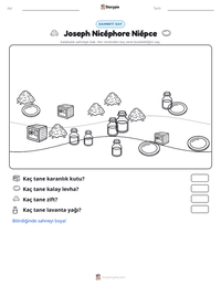 Joseph Nicéphore Niépce yazdırılabilir çalışma sayfası önizlemesi