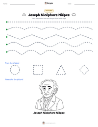 Joseph Nicéphore Niépce printable worksheet preview