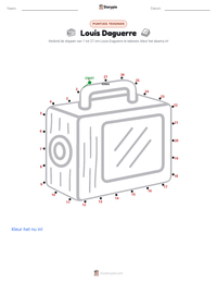 Louis Daguerre afdrukbare werkblad voorbeeld