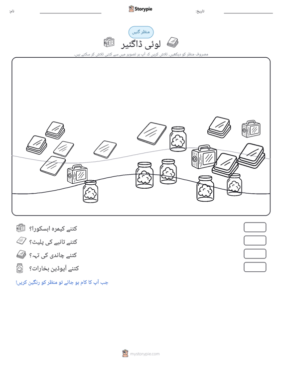گنتی کا منظر