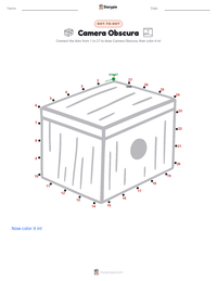 Camera Obscura printable worksheet preview