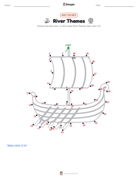 River Thames printable worksheet preview