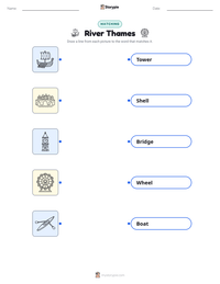 River Thames printable worksheet preview