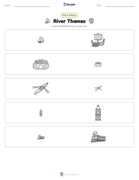 River Thames printable worksheet preview