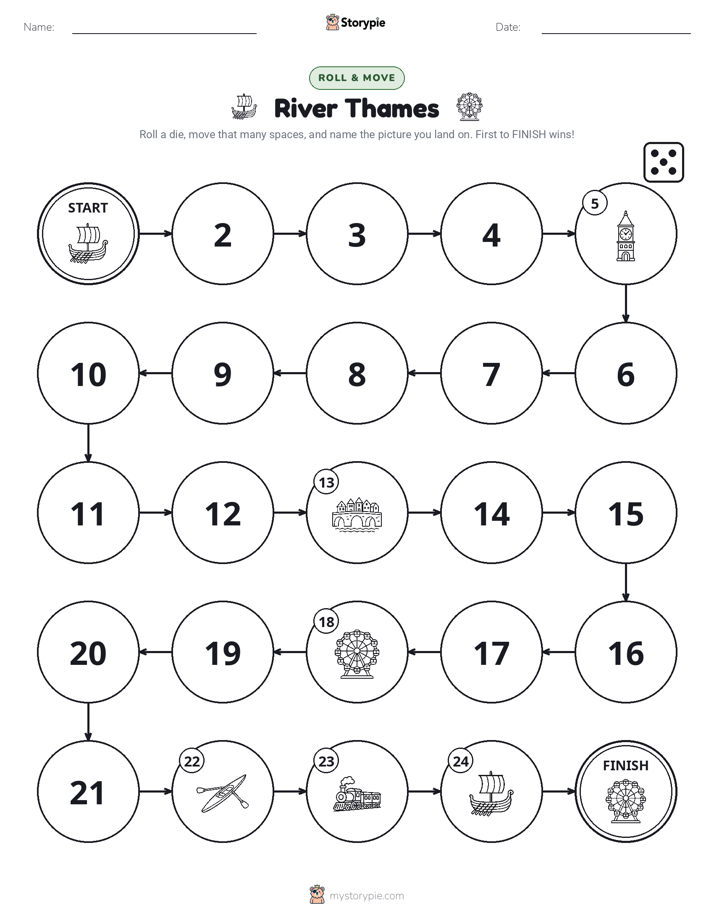 Roll & Move Game