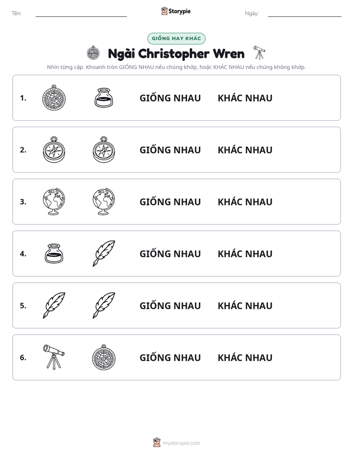 Giống Hay Khác