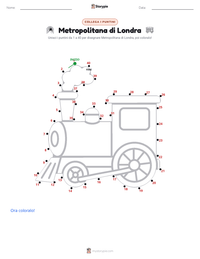 Anteprima della scheda stampabile di Metropolitana di Londra