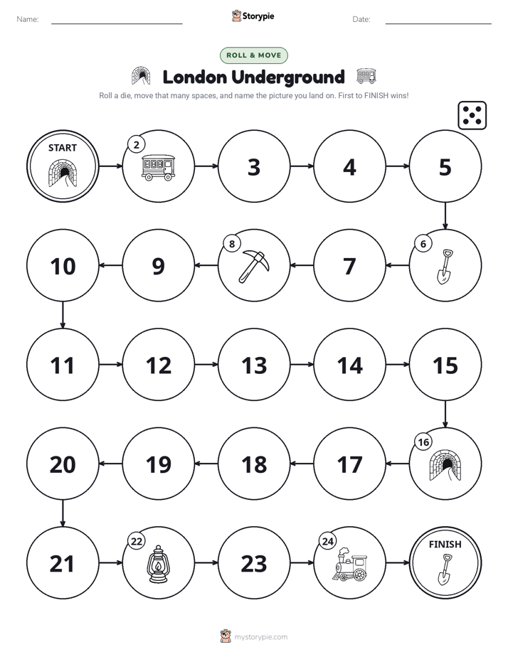 Roll & Move Game