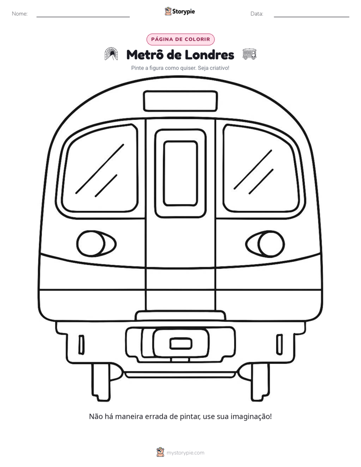 Página para colorir