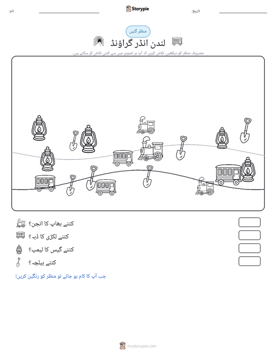 گنتی کا منظر