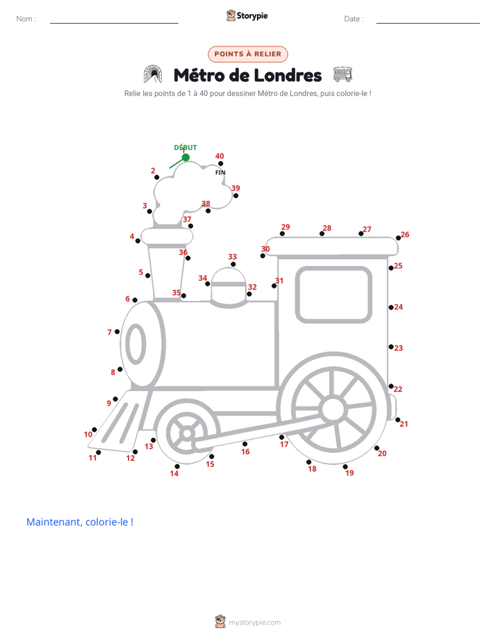 Relie les points