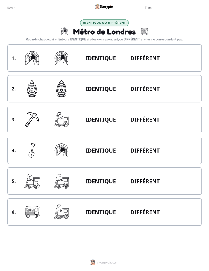 Identique ou Différent
