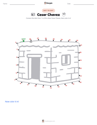 Cesar Chavez printable worksheet preview