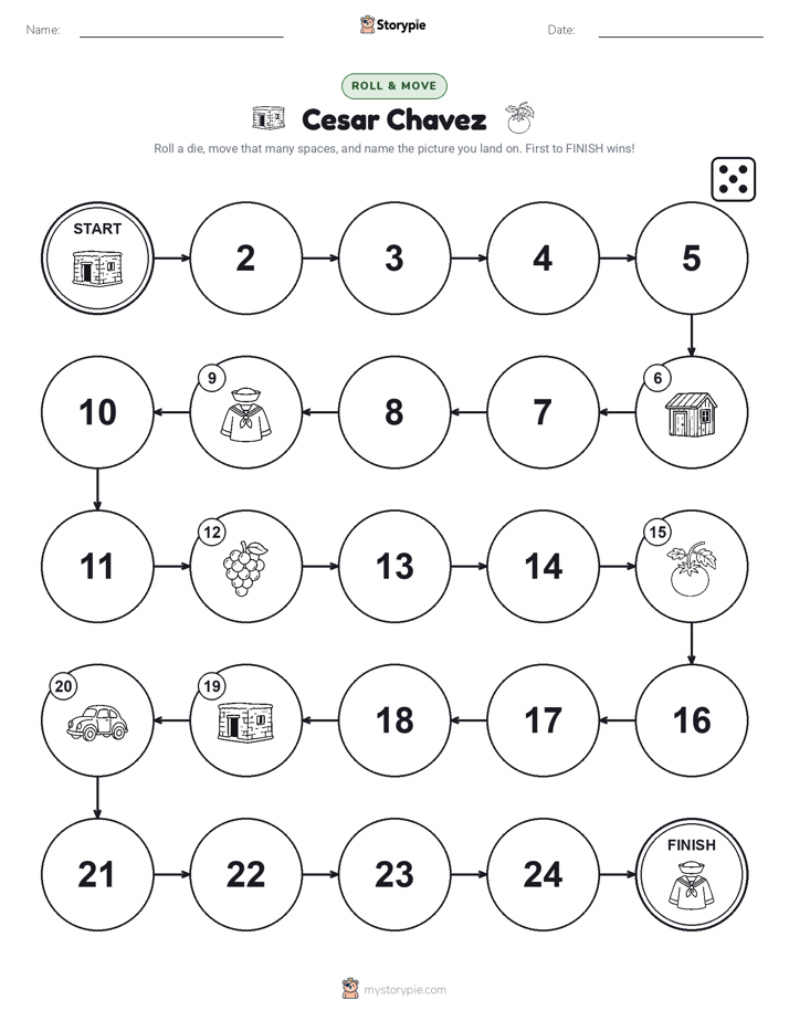 Roll & Move Game