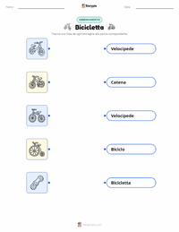 Anteprima della scheda stampabile di Bicicletta