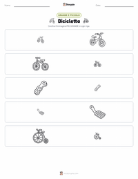 Anteprima della scheda stampabile di Bicicletta