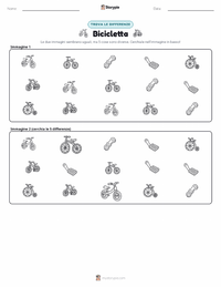 Anteprima della scheda stampabile di Bicicletta