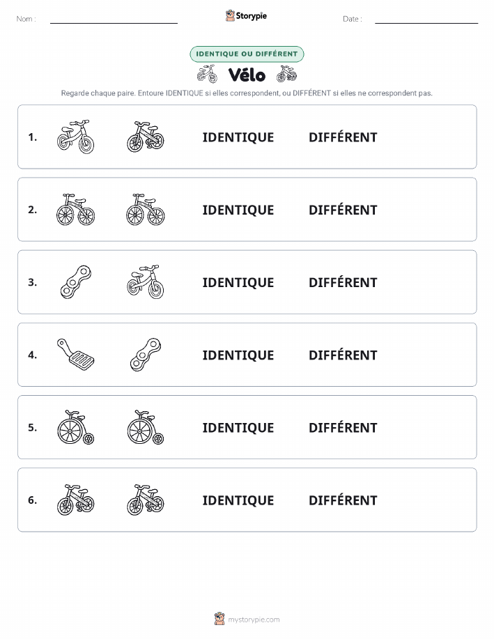 Identique ou Différent