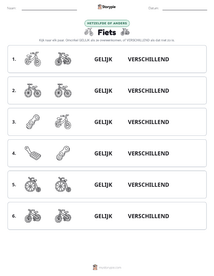 Zelfde of Verschillend