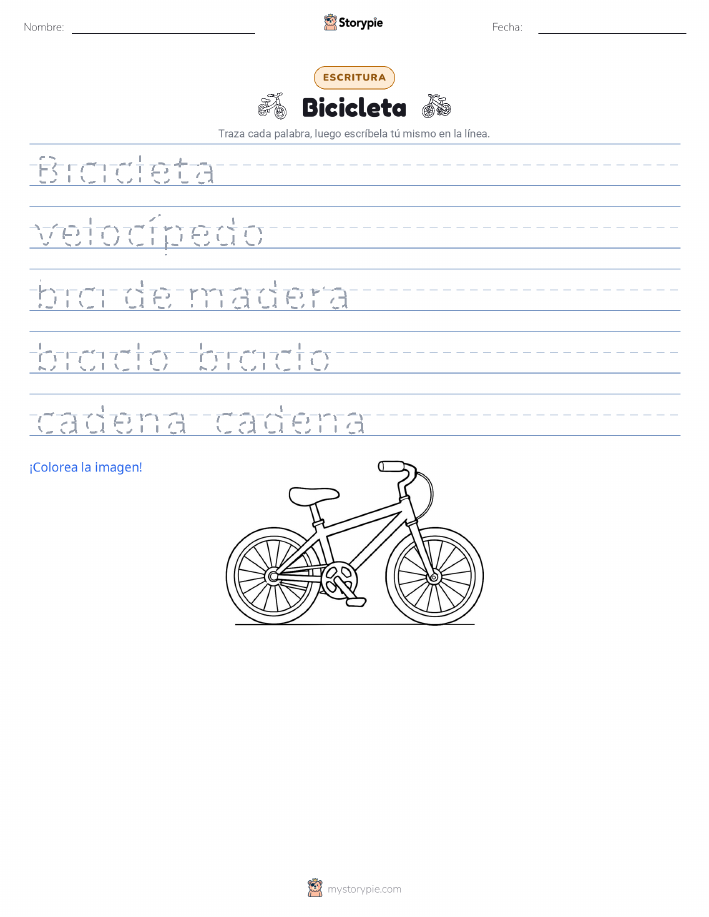 Práctica de Escritura