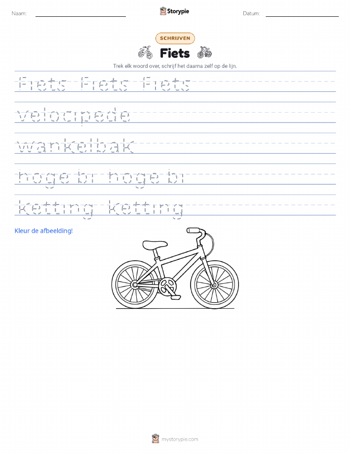 Schrijf Oefening