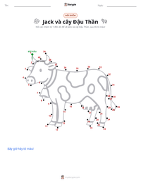 Xem trước tài liệu in sẵn Jack và Cây đậu thần - Tiếng Anh