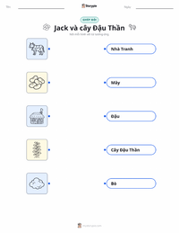 Xem trước tài liệu in sẵn Jack và Cây đậu thần - Tiếng Anh