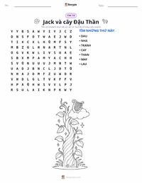 Xem trước tài liệu in sẵn Jack và Cây đậu thần - Tiếng Anh