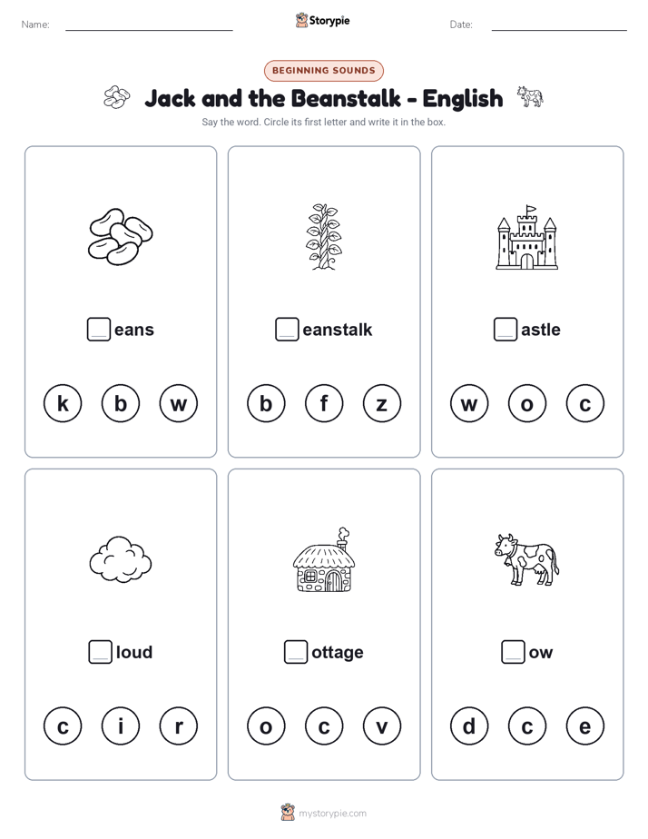 Beginning Sounds