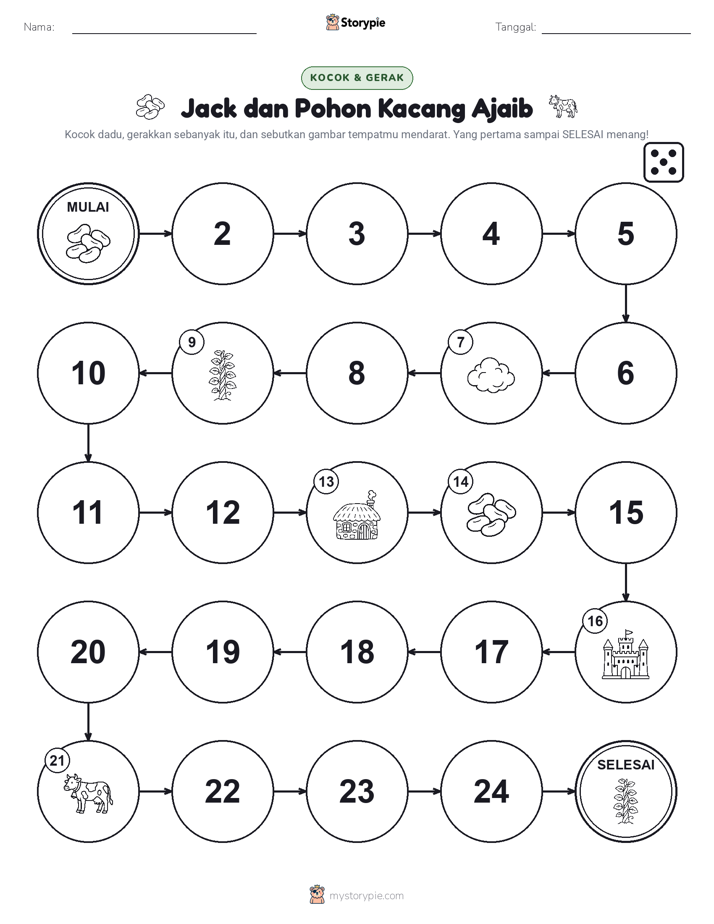 Permainan Gulung & Pindah