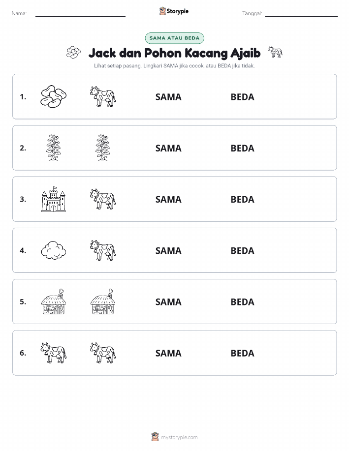 Sama atau Berbeda