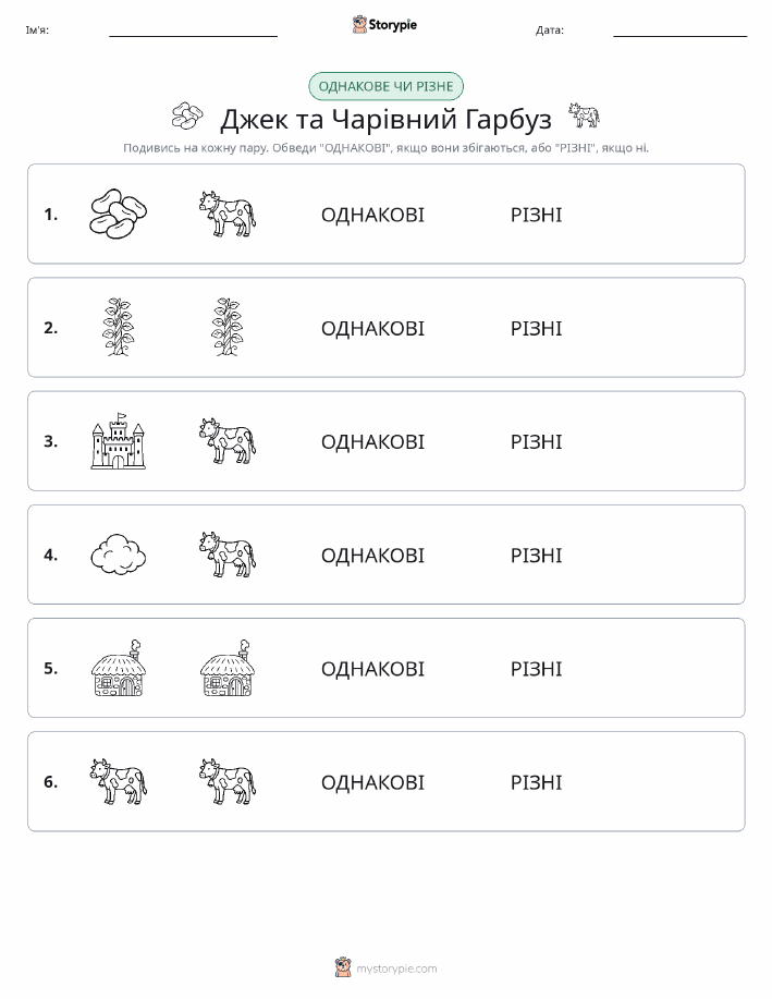 Однакові чи різні
