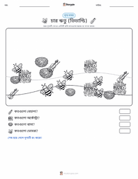 দ্য ফোর সিজনস (ভিভাল্ডি) মুদ্রণযোগ্য কাজের পৃষ্ঠার প্রিভিউ