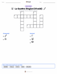 Anteprima della scheda stampabile di Le quattro stagioni (Vivaldi)