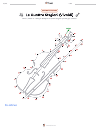 Anteprima della scheda stampabile di Le quattro stagioni (Vivaldi)
