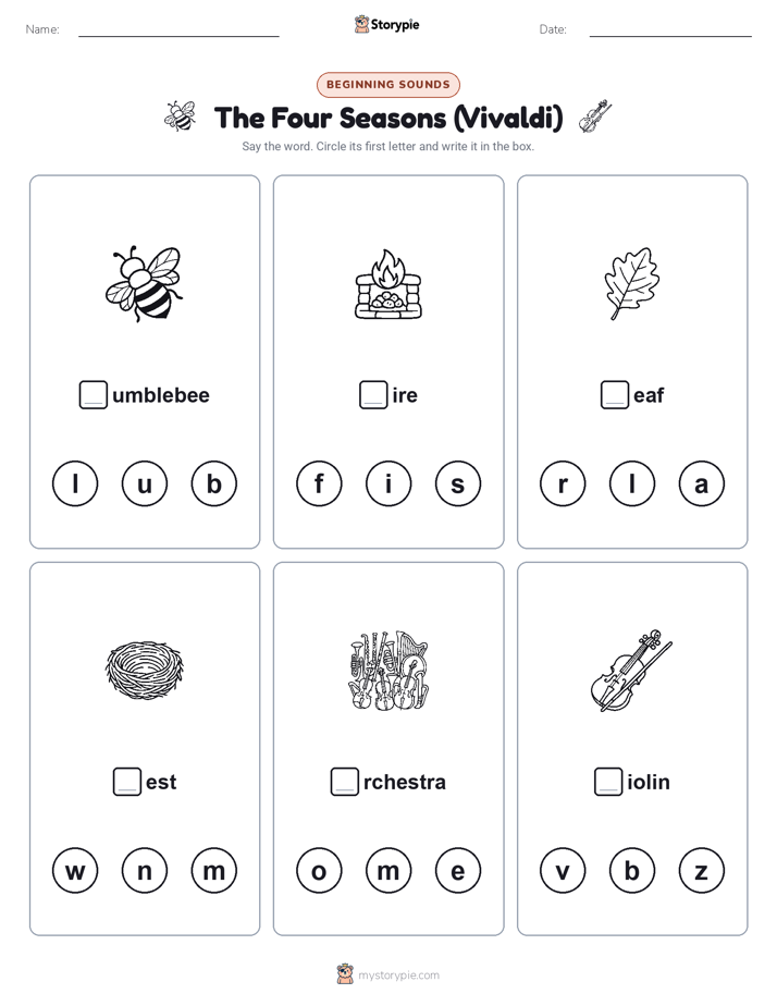 Beginning Sounds