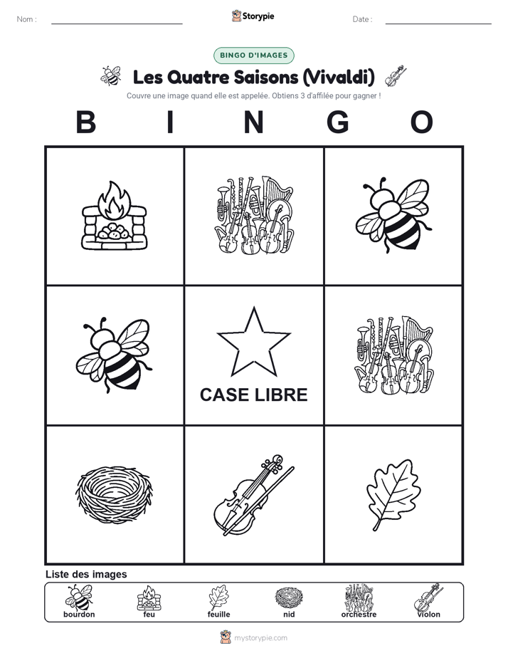 Bingo d'Images