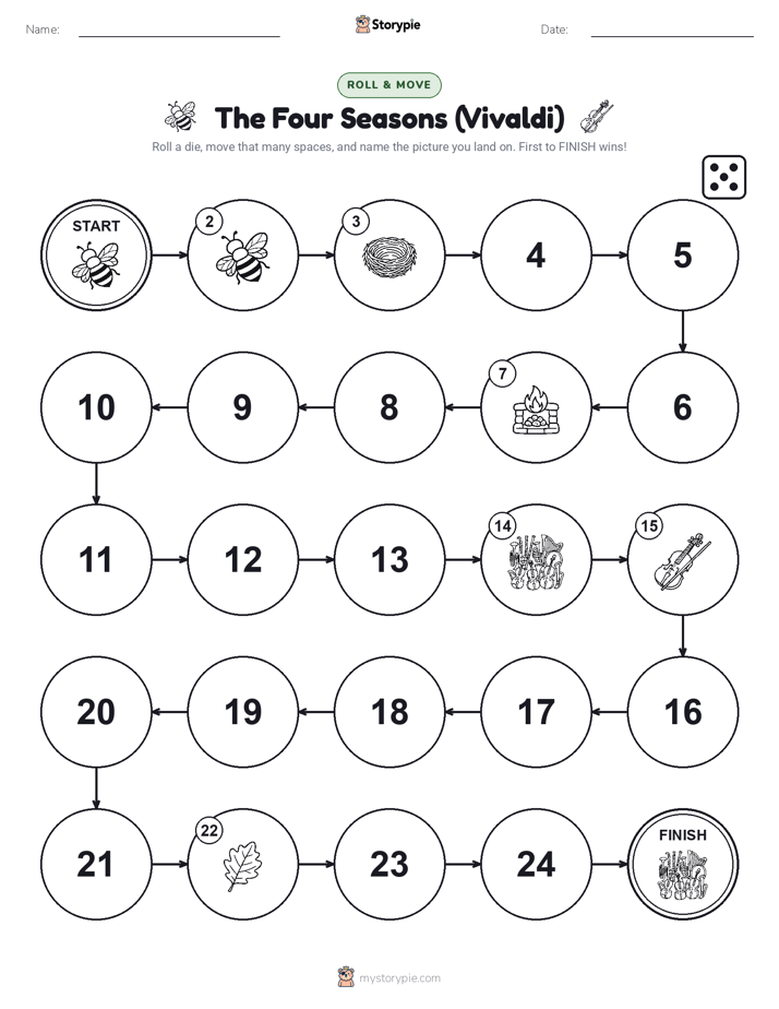 Roll & Move Game