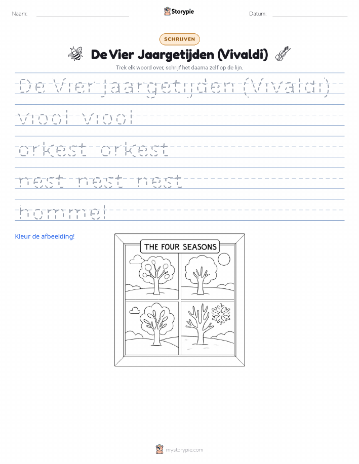 Schrijf Oefening