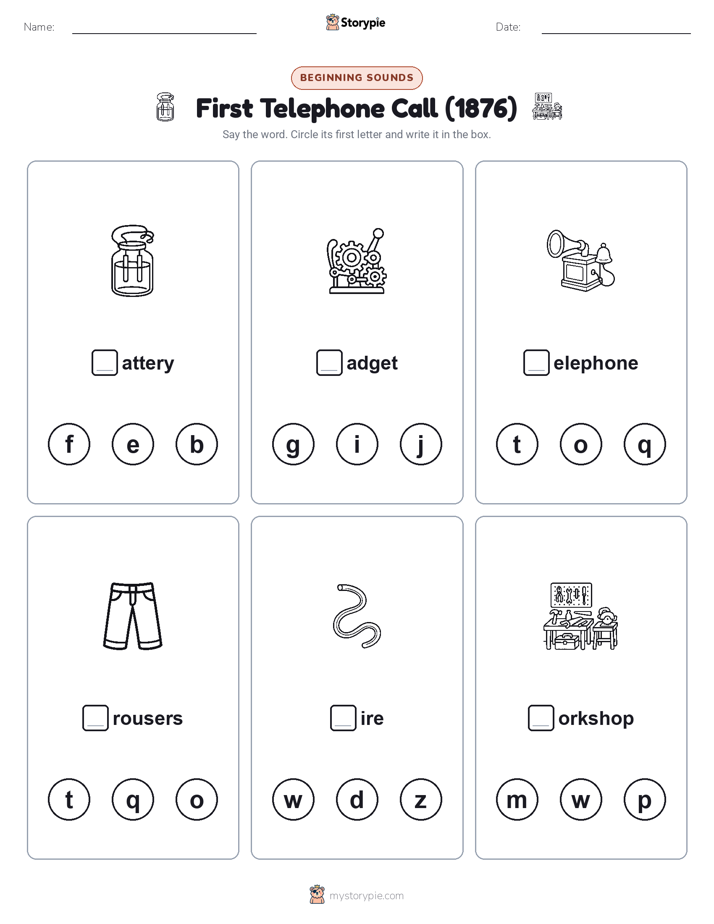 Beginning Sounds