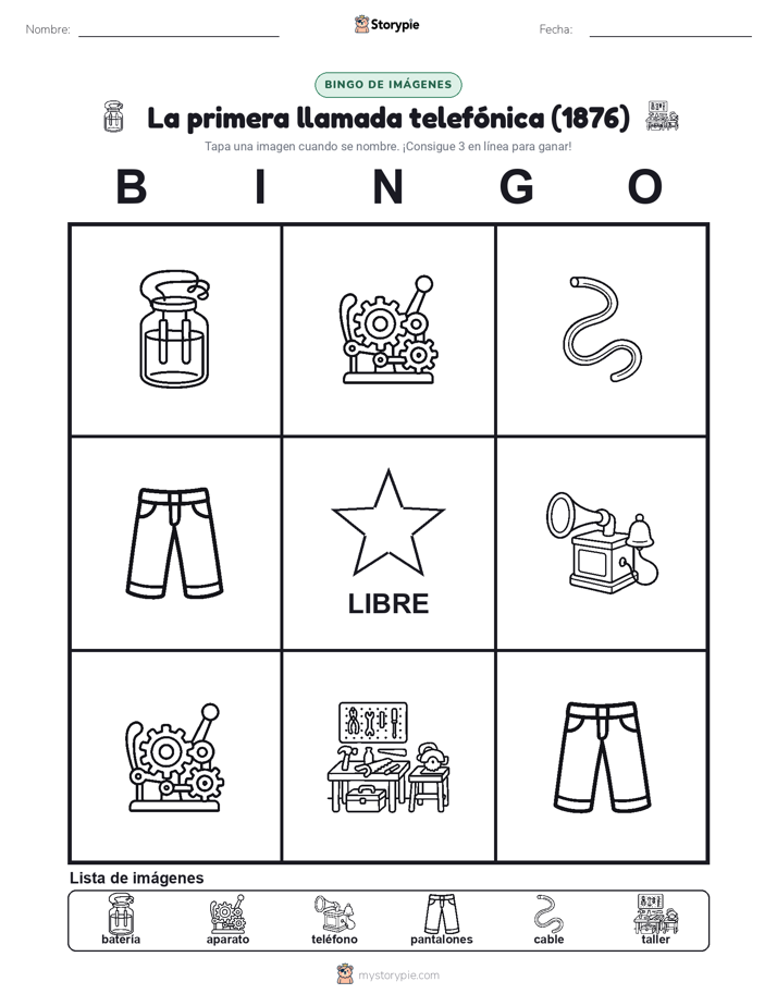 Bingo de Imágenes