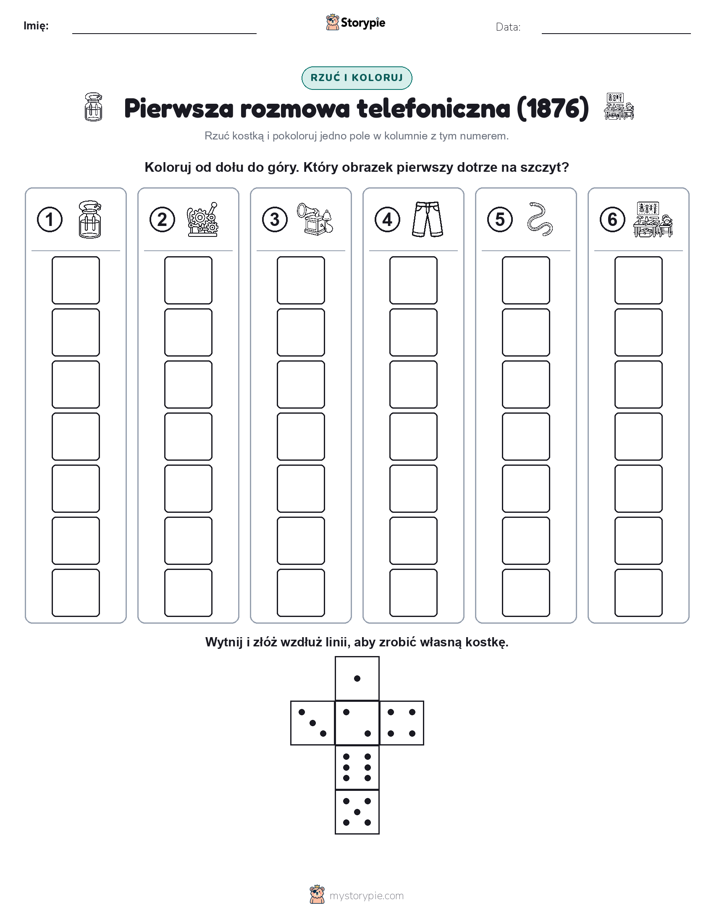 Rzuć i koloruj