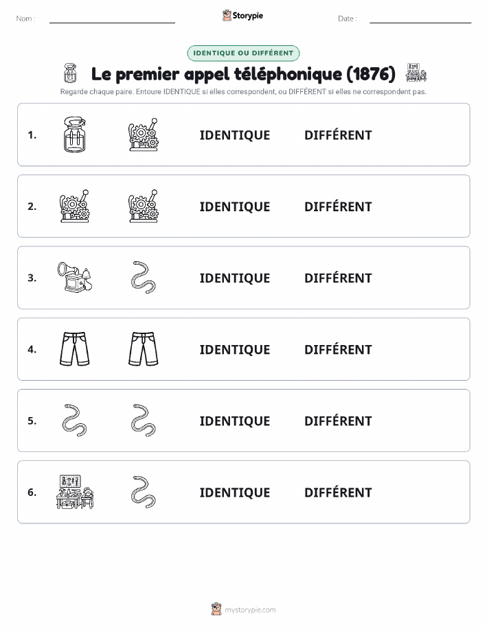 Identique ou Différent