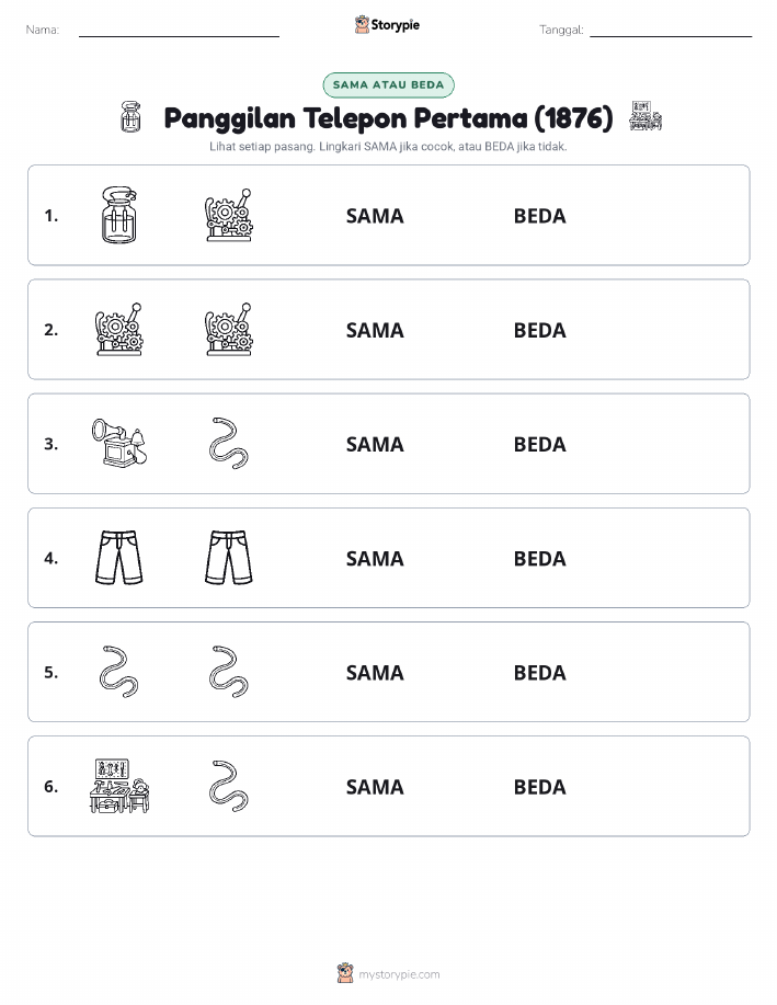 Sama atau Berbeda