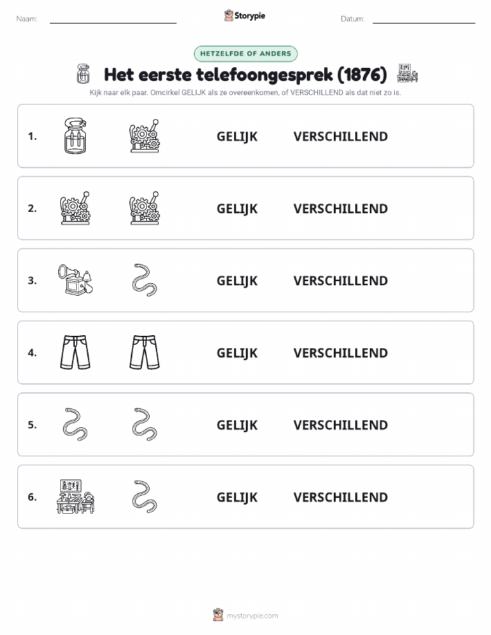 Zelfde of Verschillend