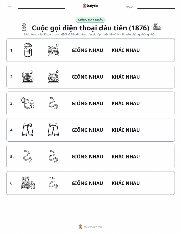 Giống Hay Khác