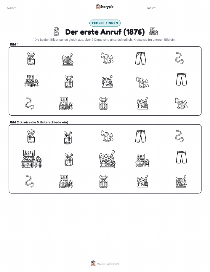 Finde den Unterschied