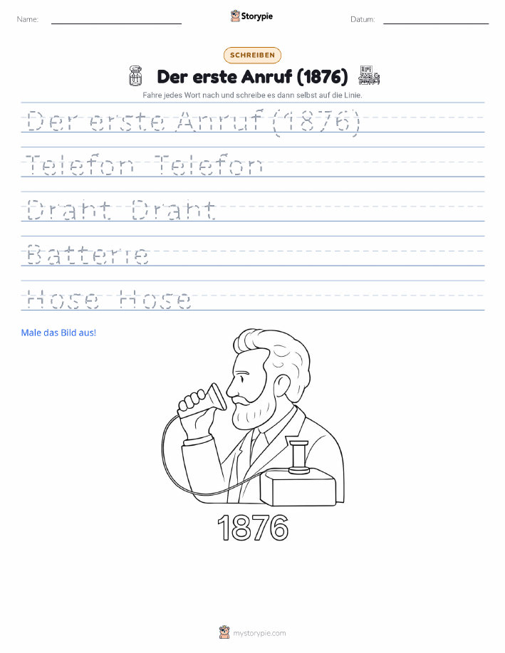 Schreibübung