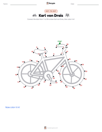 Karl von Drais printable worksheet preview