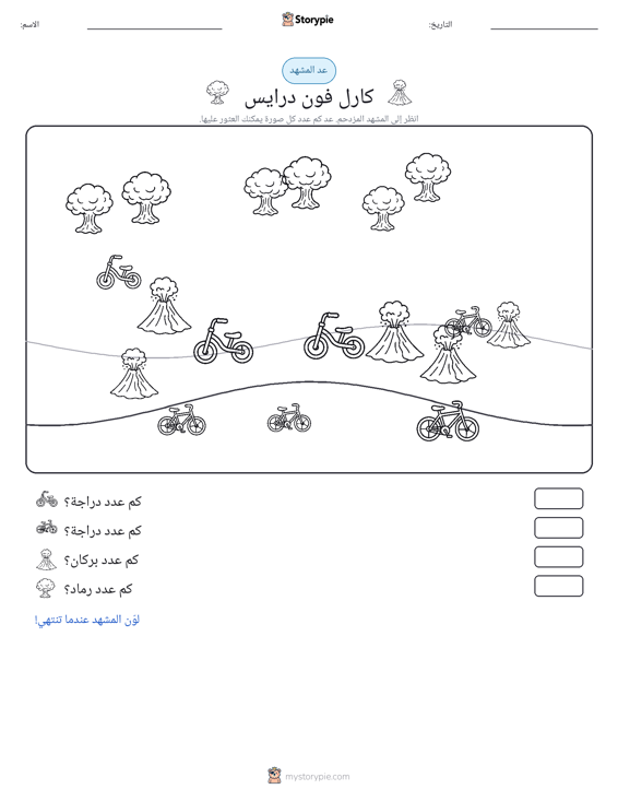 مشهد العد